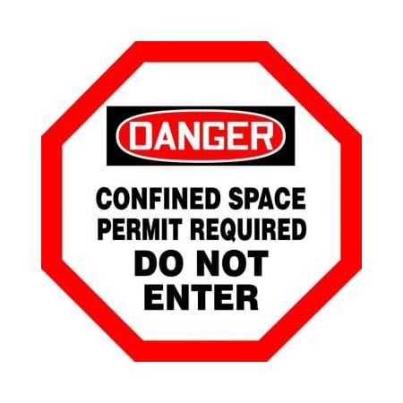 OSHA DANGER SHAPE SAFETY SIGN MCSP568XP